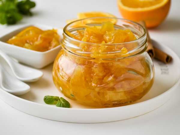 Варенье из апельсинов с корицей