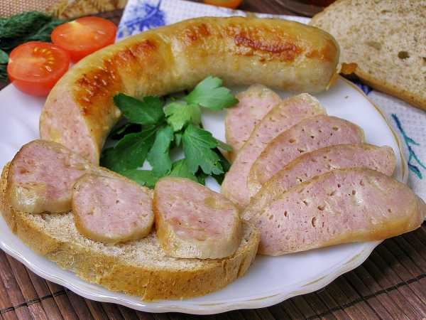 Домашняя колбаса с сыром