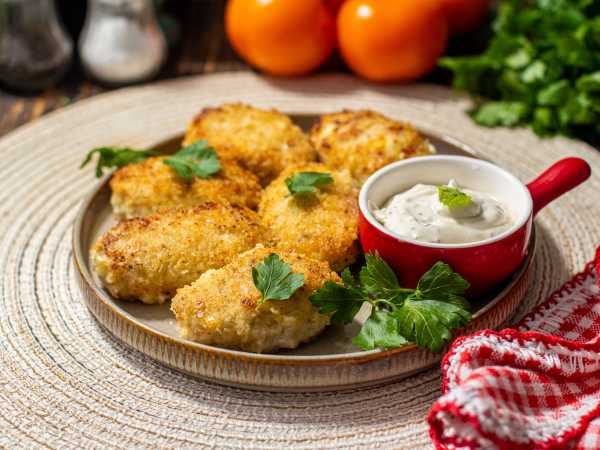 Куриные котлеты с творогом и сыром